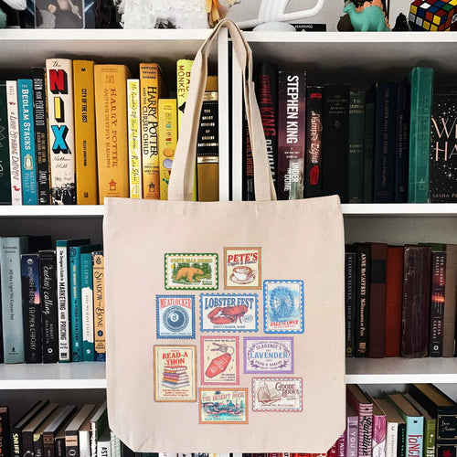 Emily Henry Books Stamp Tote Bag PTS1283