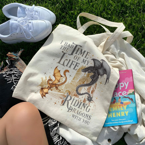 Fourth Wing Dragon Tairn Andarna Tote Bag PTS1146