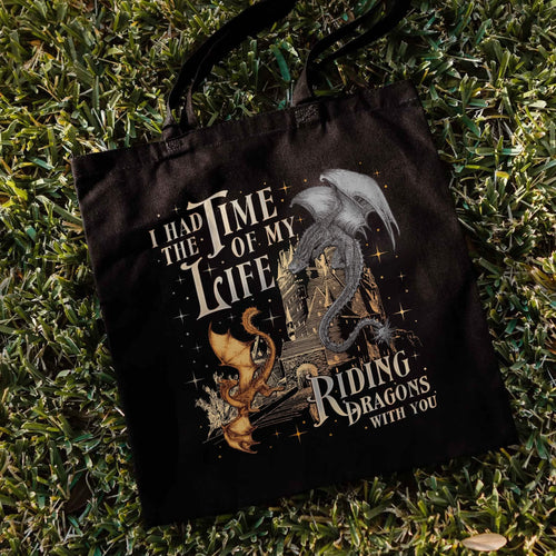 Fourth Wing Dragon Tairn Andarna Tote Bag PTS1146