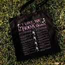 I Love You In Book Quotes Tote Bag PTS1175