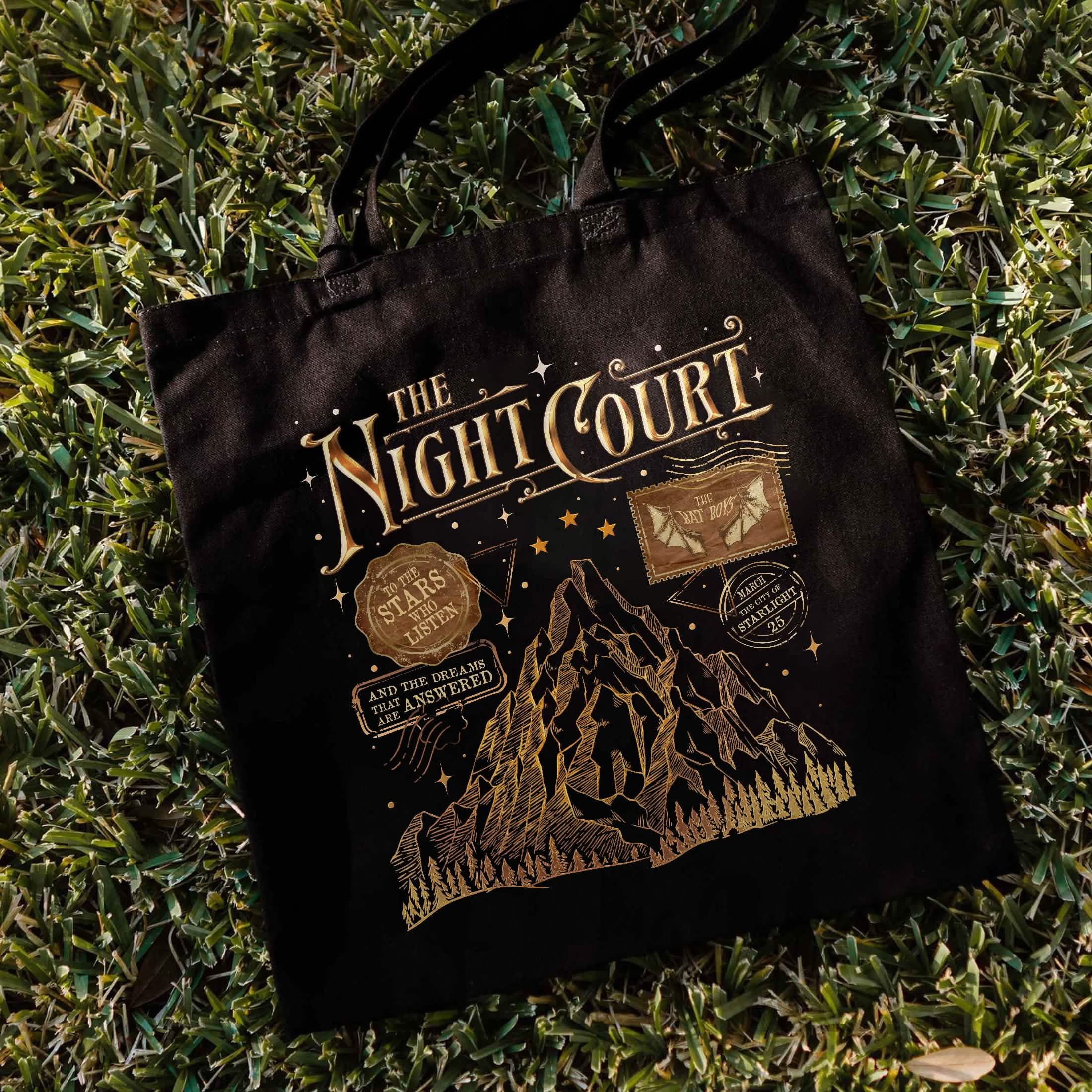 Acotar The Night Court Stamp Tote Bag PTS1177