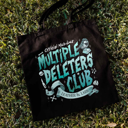 Leather and Lark Multiple Deleters Club Dark Romance Tote Bag PTS1182