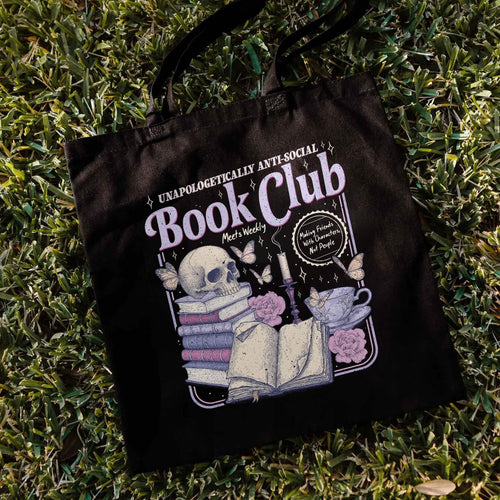 Anti Social Book Club Tote Bag PTS1225