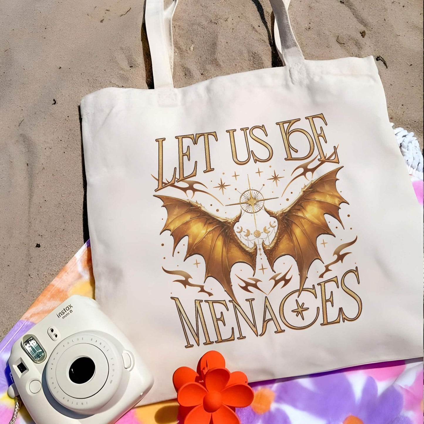 Onyx Storm Let Us Be Menaces Tote Bag PTS1065