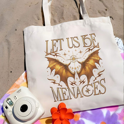 Onyx Storm Let Us Be Menaces Tote Bag PTS1065