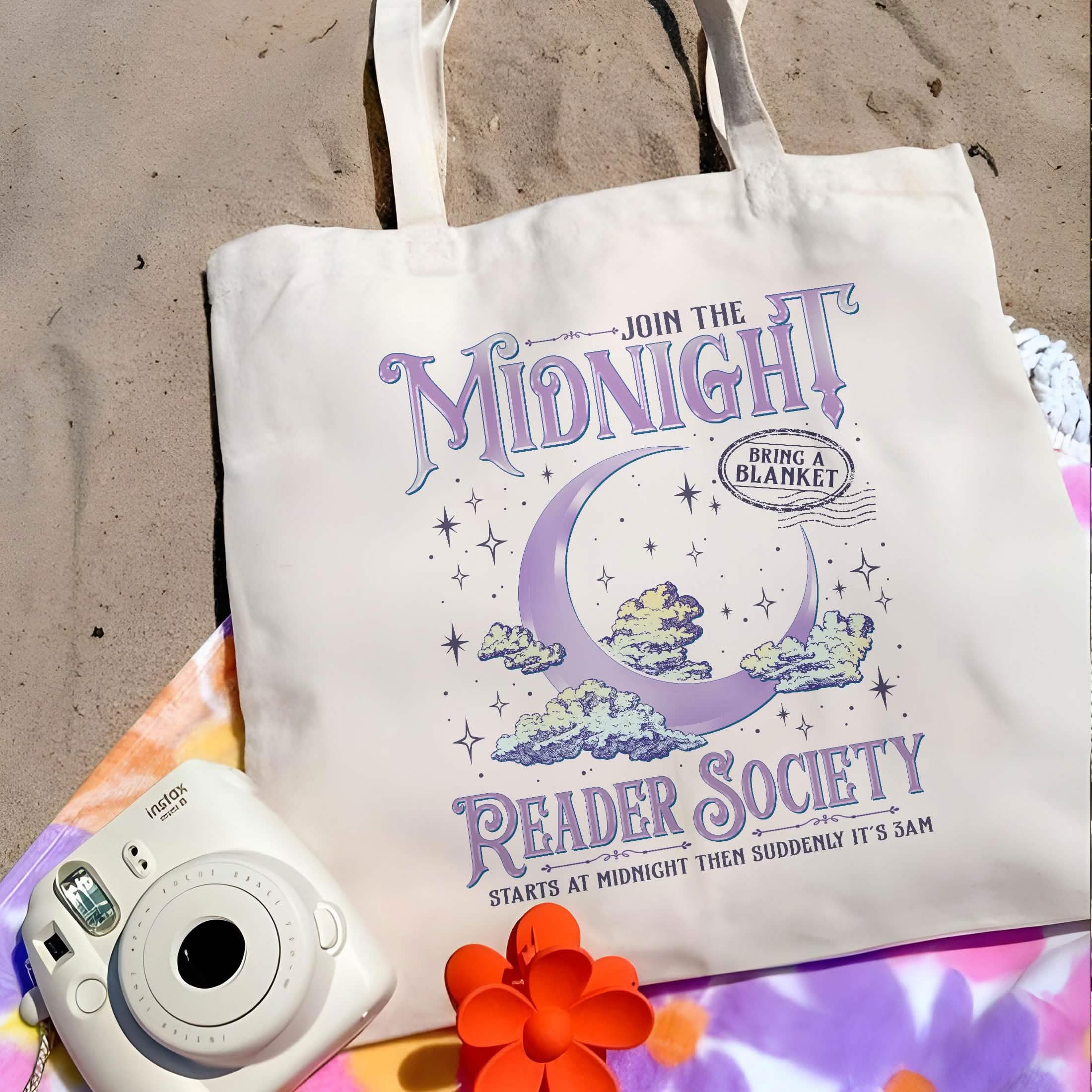 Night Owl Reader Tote Bag PTS1255