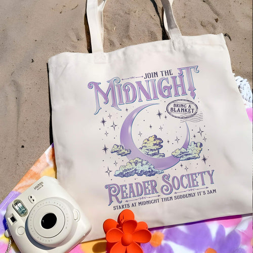 Night Owl Reader Tote Bag PTS1255