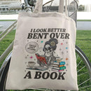 Acotar Reader I Look Better Bent Over A Book Tote Bag PTS1165