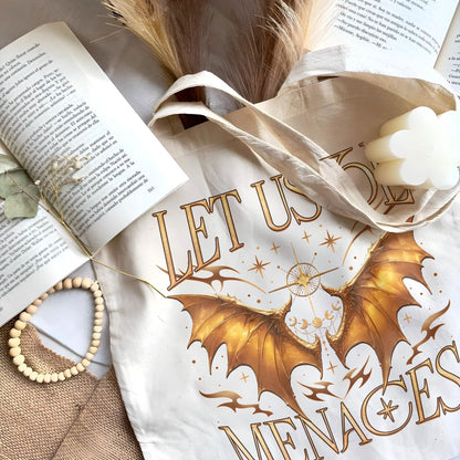 Onyx Storm Let Us Be Menaces Tote Bag PTS1065