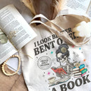 Acotar Reader I Look Better Bent Over A Book Tote Bag PTS1165