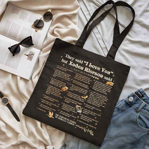 Xaden Riorson Quote Tote Bag PTS1080