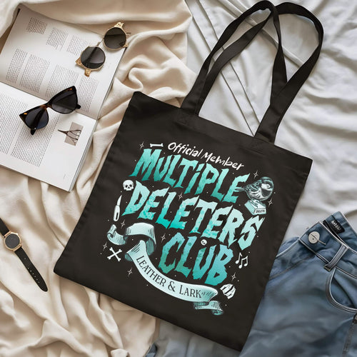Leather and Lark Multiple Deleters Club Dark Romance Tote Bag PTS1182