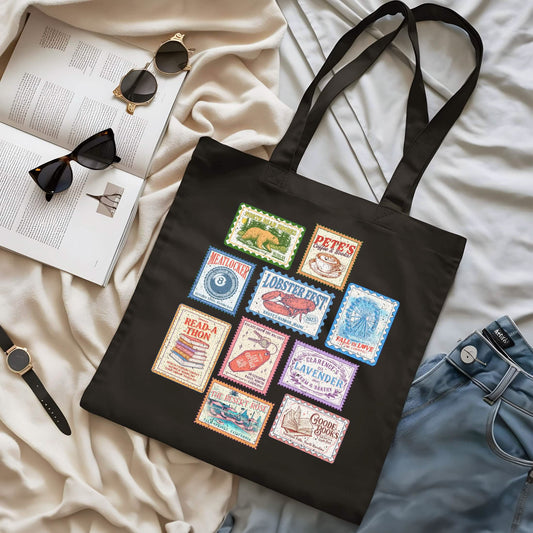 Emily Henry Books Stamp Tote Bag PTS1283