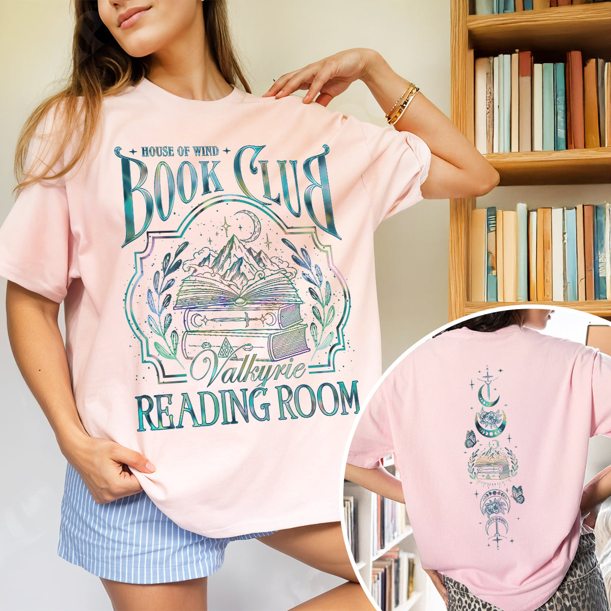 Valkyrie Reading Room  Acotar Round Neck Comfort Colors TShirt PTS9059