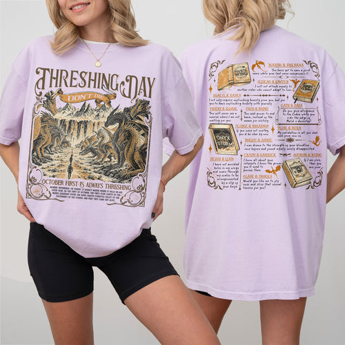 Threshing Day Dragon Rider Fourth Wing Comfort Colors Shirt PTS9724