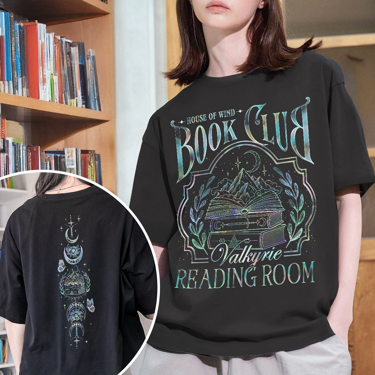 Valkyrie Reading Room  Acotar Round Neck Comfort Colors TShirt PTS9059