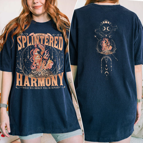 Splintered Harmony ACOTAR Night Court Fan Comfort Colors Tshirt PTS8830