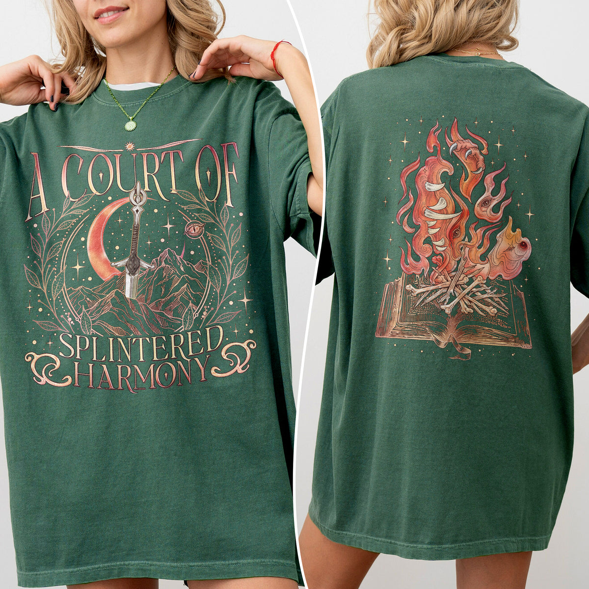 A Court Of Splintered Harmony 2 Sided Comfort Colors TShirt PTS8701