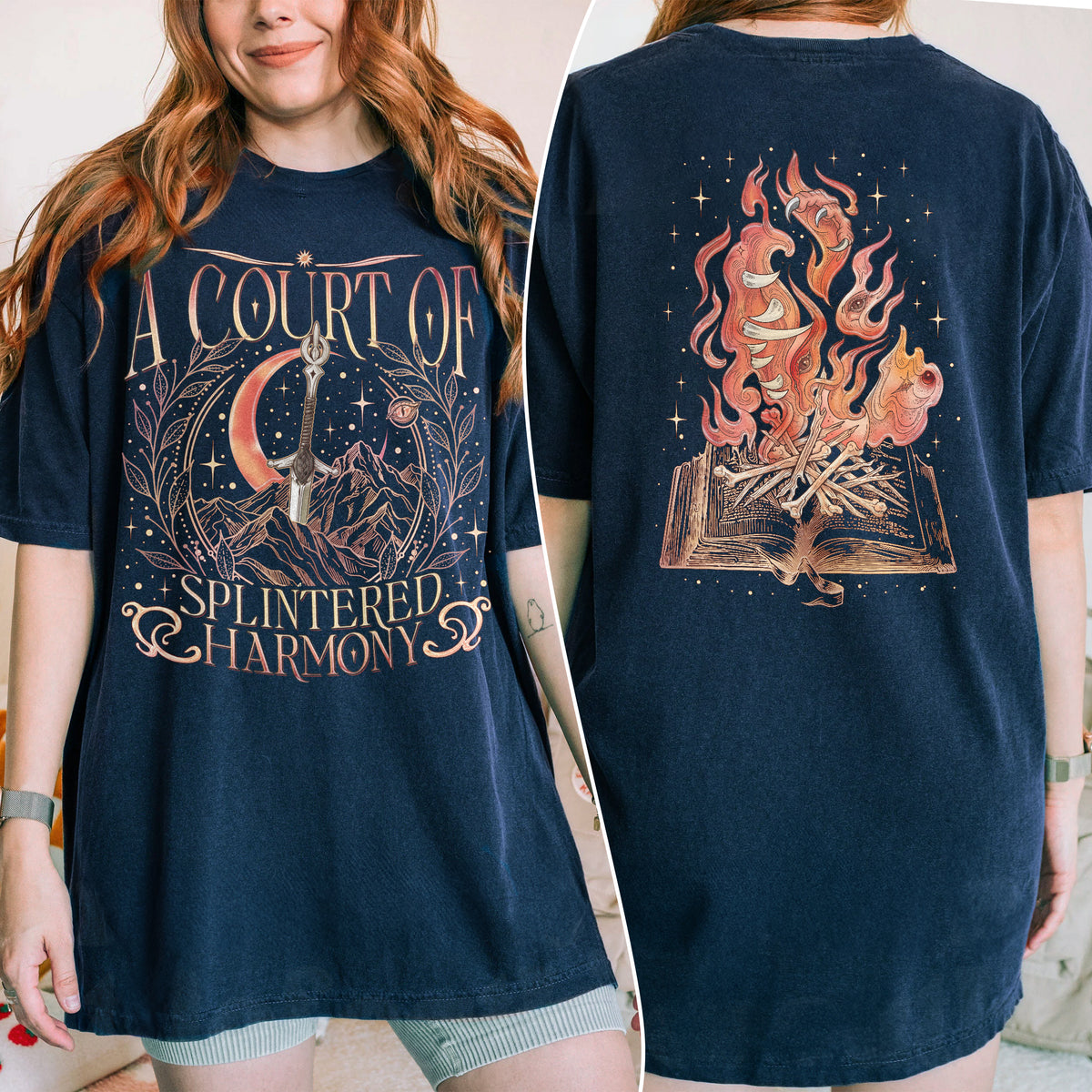 A Court Of Splintered Harmony 2 Sided Comfort Colors TShirt PTS8701