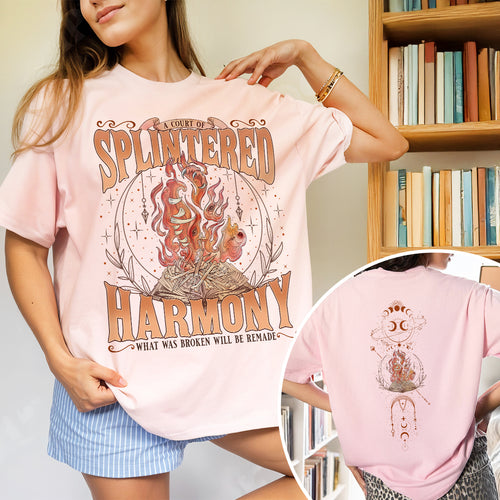 Splintered Harmony ACOTAR Night Court Fan Comfort Colors Tshirt PTS8830