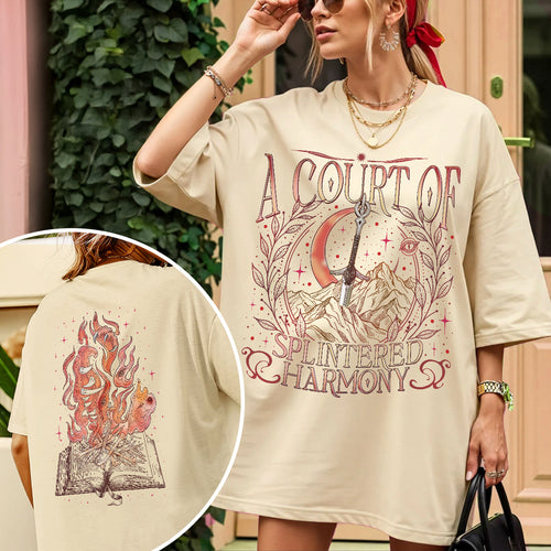 A Court Of Splintered Harmony 2 Sided Comfort Colors TShirt PTS8701