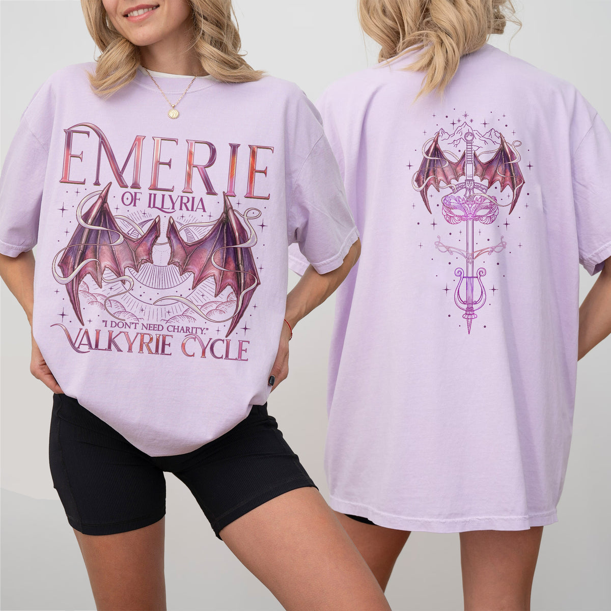 ACOTAR Emerie Of Illyria Two - Sided Comfort Colors TShirt PTS8529