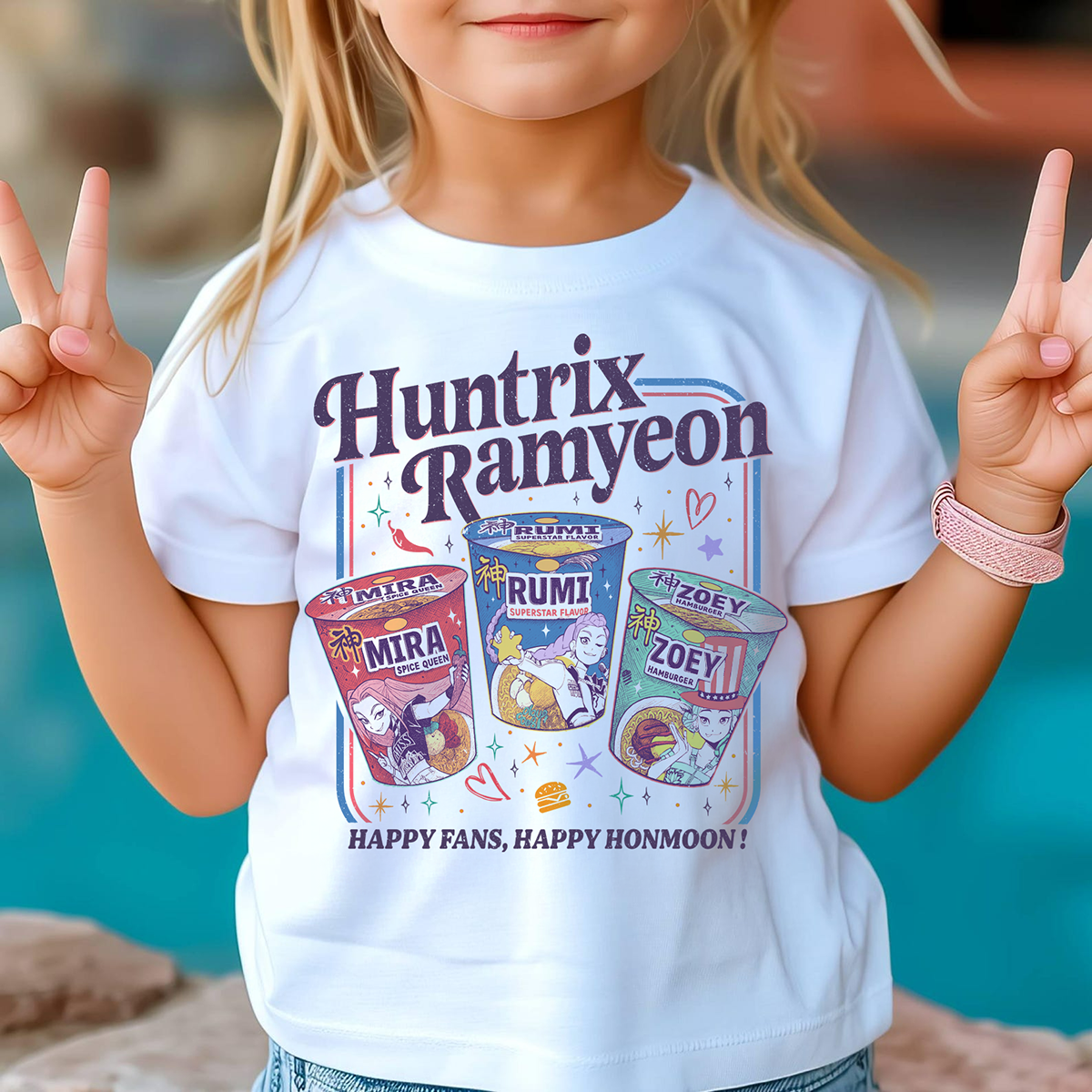 KPDH Ramyeon Noodle Youth Shirt Comfort Colors PTS1427