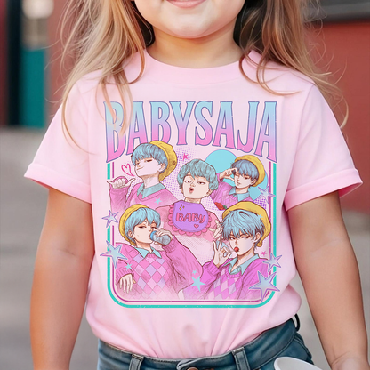 Baby Saja Retro Bootleg Youth Shirt Comfort Colors PTS1482