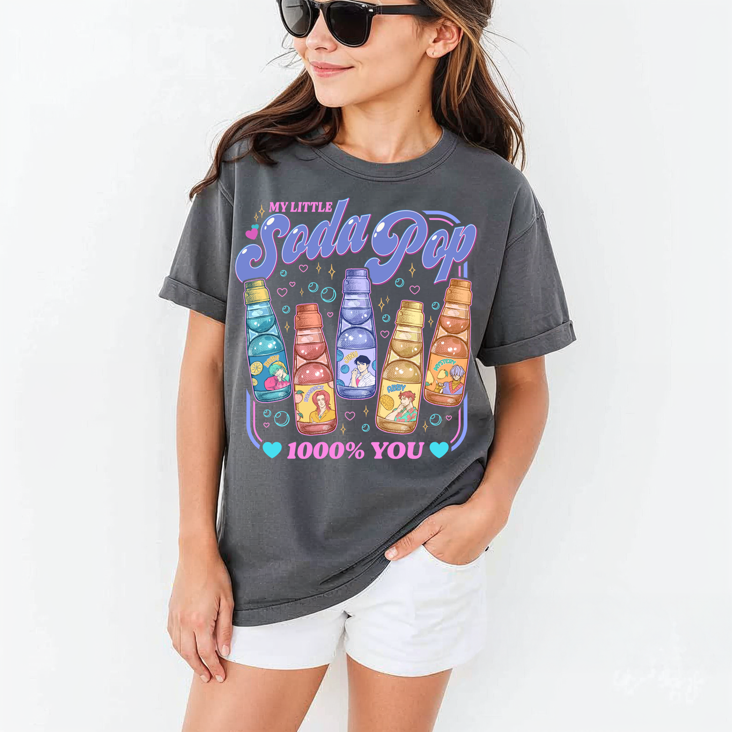 Saja Boys Soda Pop KPDH Youth Shirt Comfort Colors PTS1461