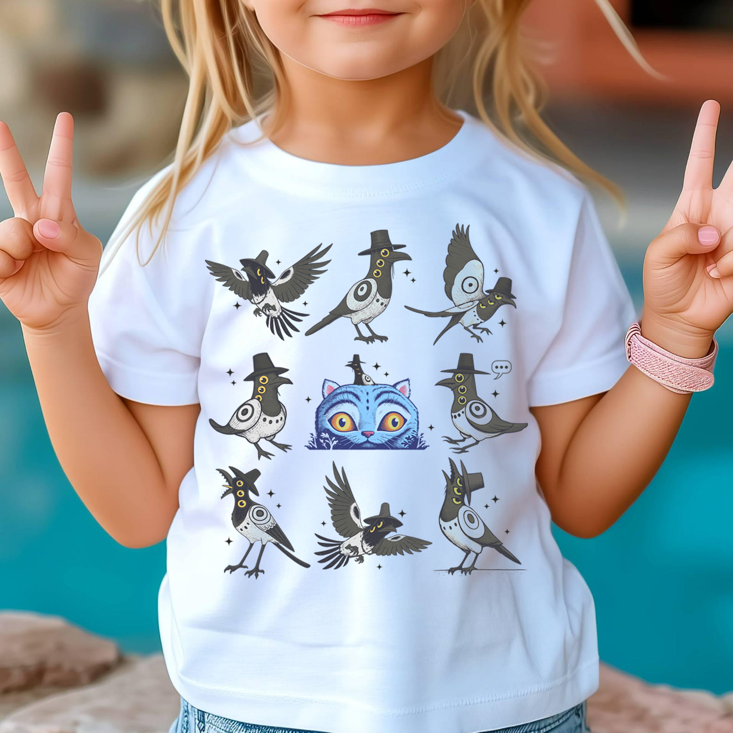 Sussy Bird Demon Hunters Youth Shirt Comfort Colors PTS1500