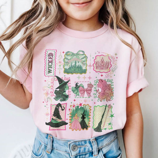 Retro Wicked Comfort Colors Youth TShirt PTS1826