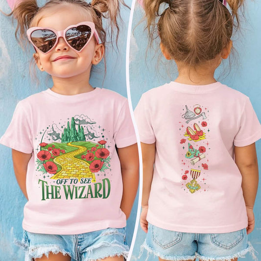 Off To See The Wizard 2 Sided Comfort Colors Youth TShirt PTS1842