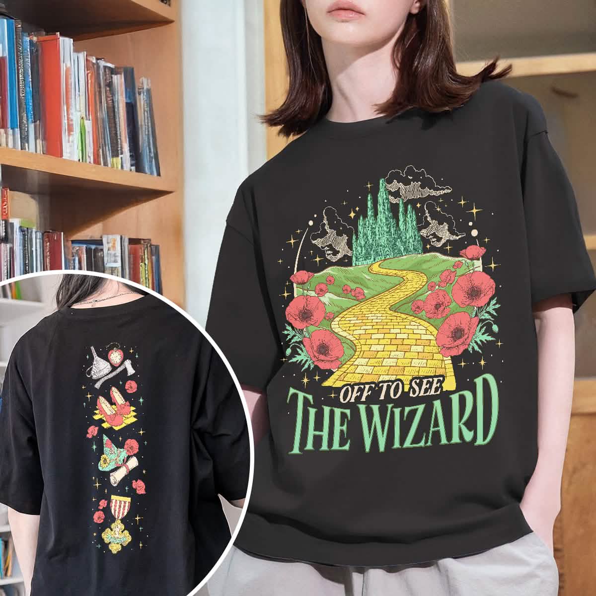Off To See The Wizard 2 Sided Comfort Colors Shirt PTS1842