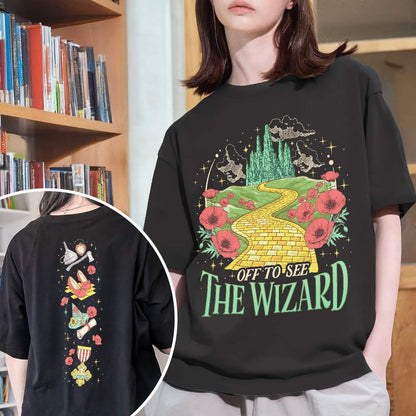 Off To See The Wizard 2 Sided Comfort Colors Shirt PTS1842